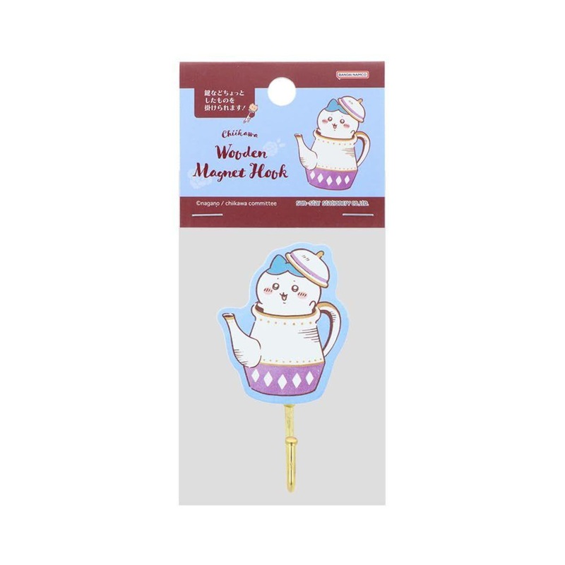 Wooden Magnet Hook Chiikawa White Hachiware