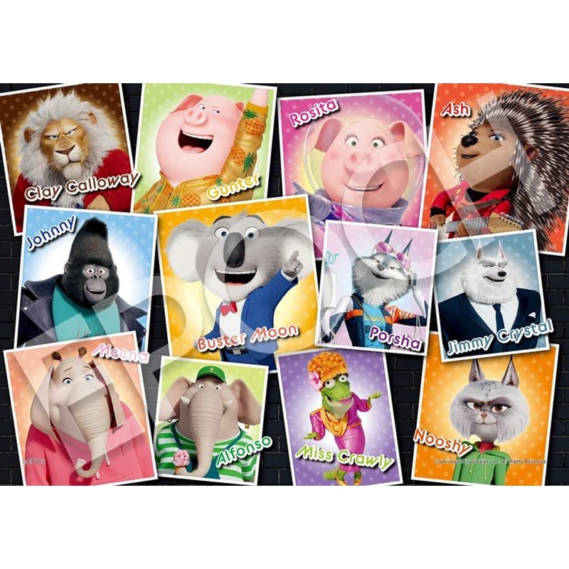 Epoch 03-081 Jigsaw Puzzle Sing 2 All Stars (108 Pieces)