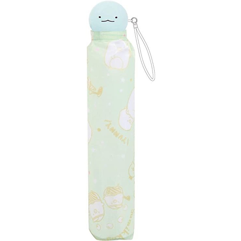 J’s Planning Sumikko Gurashi Die-cut Folding Umbrella ‘Tokage Ice Cream’ (Light Green)