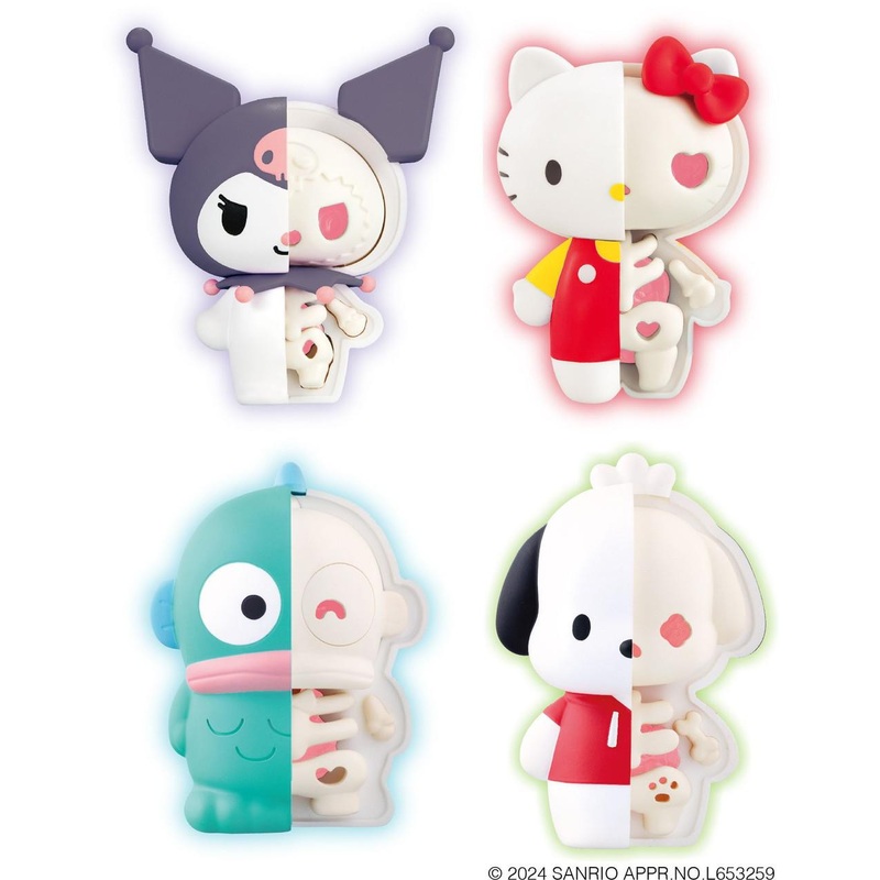 MegaHouse KAITAI Puzzle FANTASY Sanrio Characters Pure Pink Mix 4pcs Box