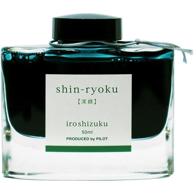 Pilot Fountain Pen Ink Iroshizuku Shin-ryoku INK-50-SHR
