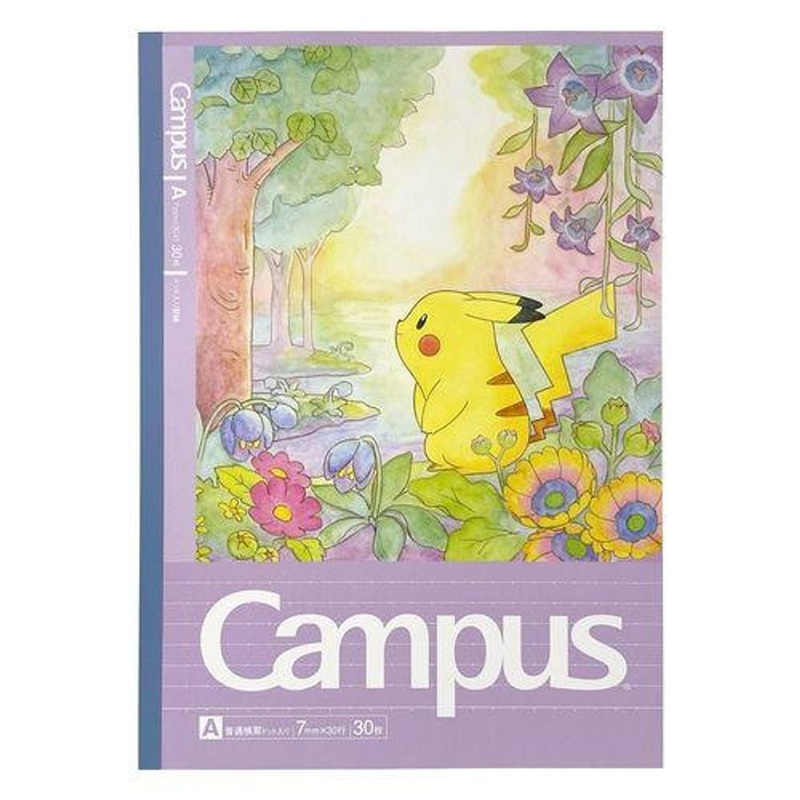 Pokemon Center Original Campus Ruled Notebook Design B (One-Scene Art Series)