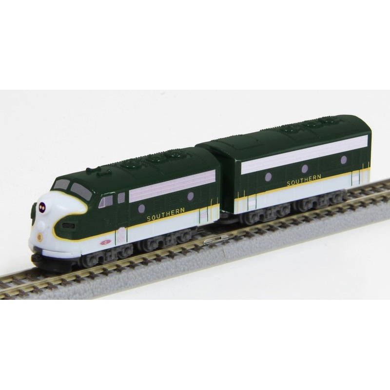 Rokuhan ST012-4 Z Shorty EMD F7 SOUTHERN 2 Cars Set (Z Scale)