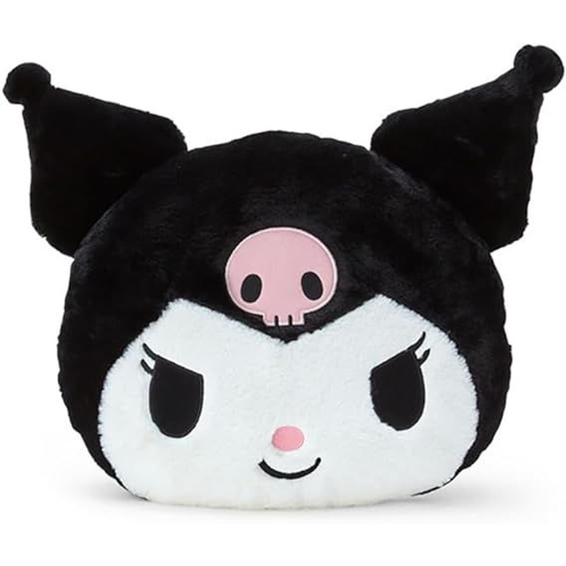 Sanrio Face Shaped Cushion (Small) – Kuromi