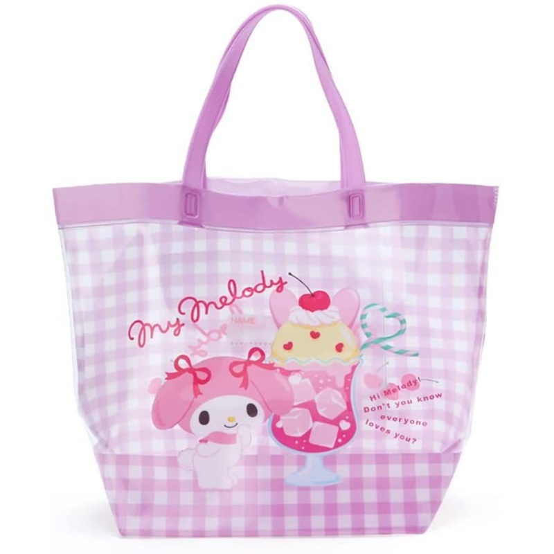 Sanrio Vinyl Summer Bag My Melody Gingham