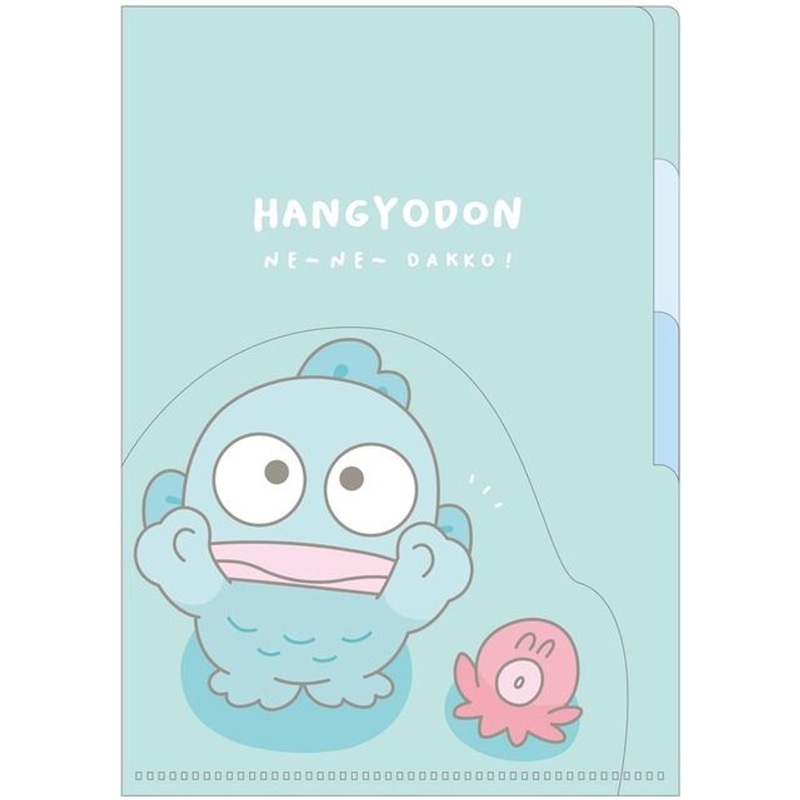 T’s Factory A4 Clear File Folder with Pocket – Sanrio Hangyodon