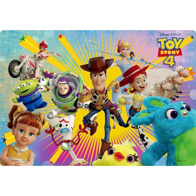 Tenyo DC60-147 Jigsaw Puzzle Toy Story 4 Everyone Dash! (60 Pieces)