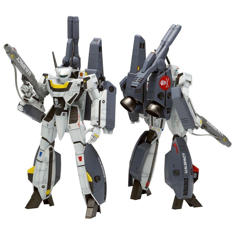 Wave 1/100 VF-1S Strike Valkyrie [Battroid] Hikaru Ichijo / Roy Fokker Plastic Model (Macross)