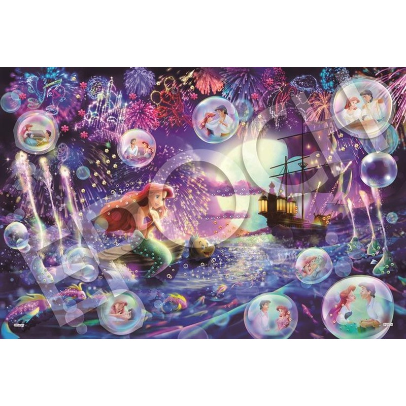 Epoch 97-006 Jigsaw Puzzle The Little Mermaid Romantic Night (Decoration Puzzle) (1000 Pieces)