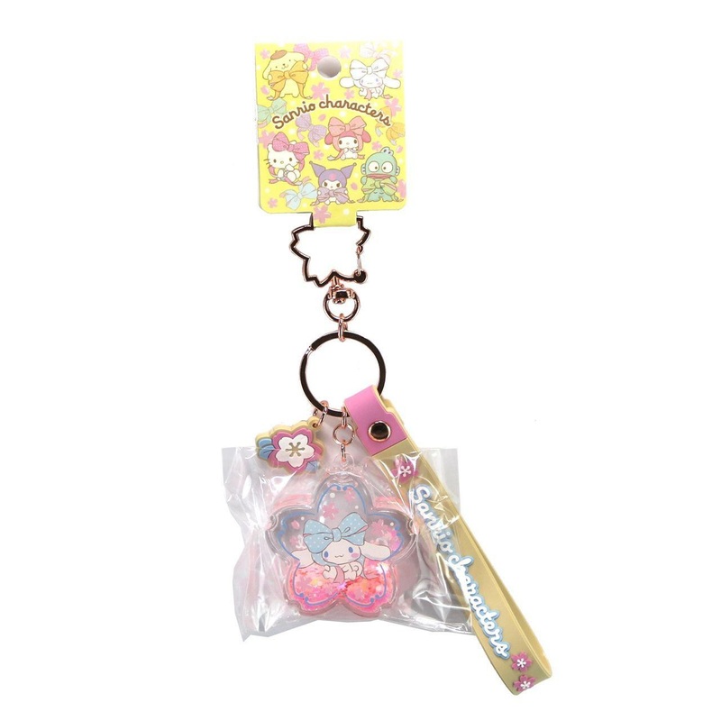 Sanrio Clear Sakura Keychain Cinnamoroll