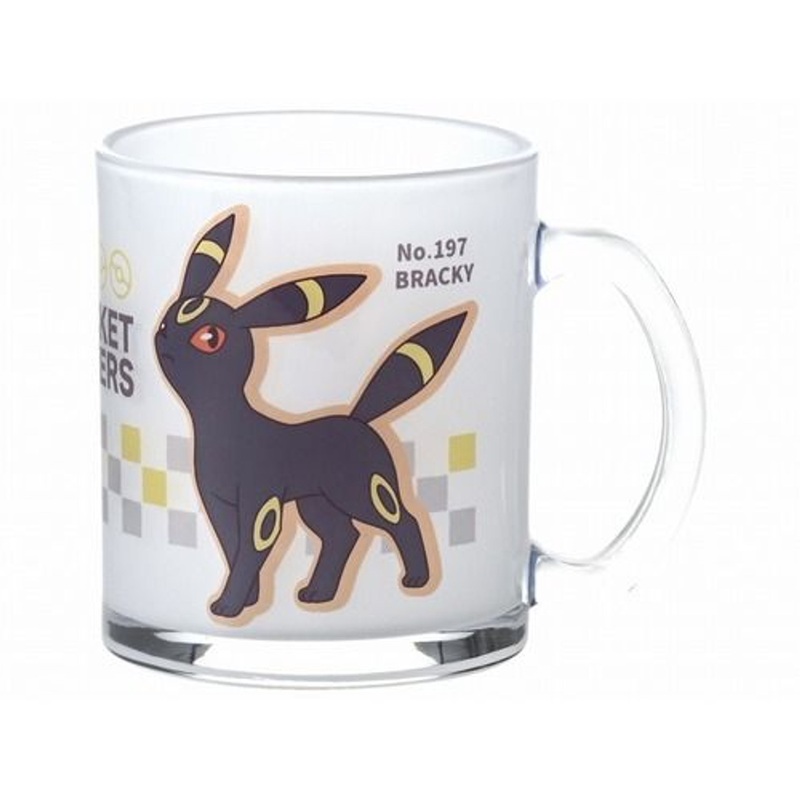 Pokemon Center Original Patterned Glass Mug Umbreon