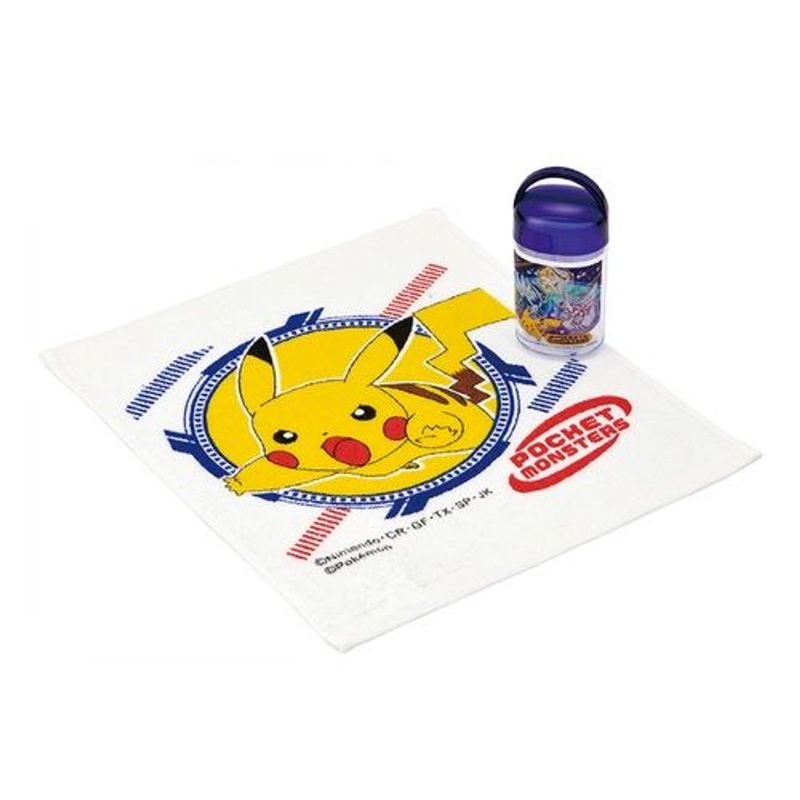 Pokemon Center Wet Towel with Antibacterial Case