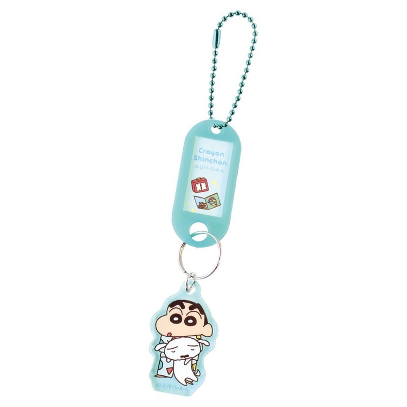 T’s Factory Crayon Shin-chan Name Tag Keychain Mint