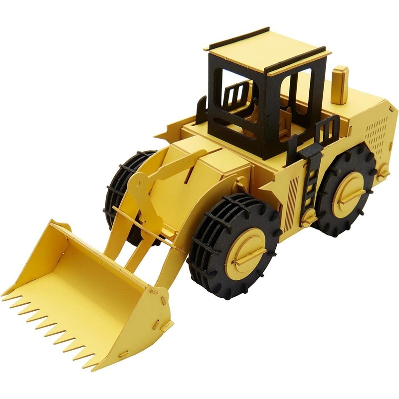 Aozora Cars Craft Papercraft Kit Wheel Loader