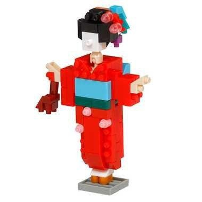 Kawada NBC_358R nanoblock Kimono Girl