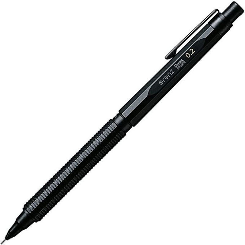 Pentel Orenz Nero Mechanical Pencil 0.2mm (Black)
