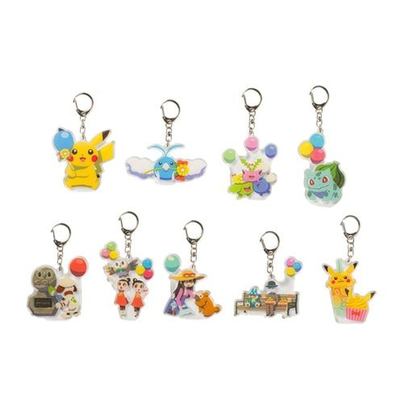 Pokemon Center Original Acrylic Keychain Collection Mega Tokyo R Box