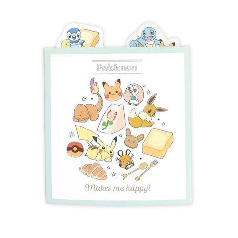 Pokemon Center Original Large Sticky Notes Dreaming of Tea Time (Tea Time)