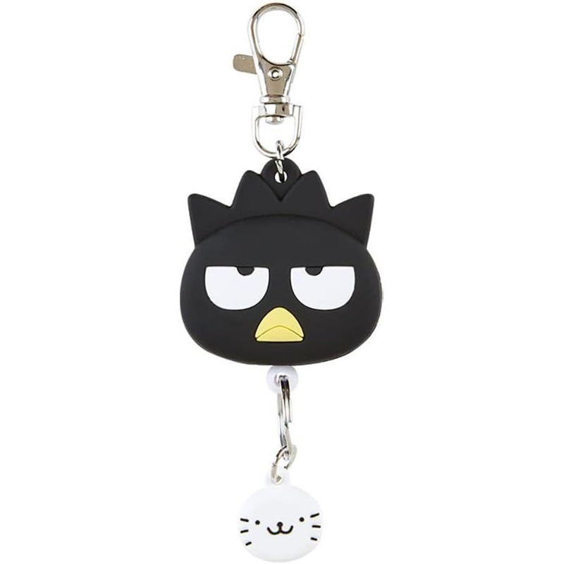 Sanrio Reel Keychain Bad Badtz-Maru Face Design