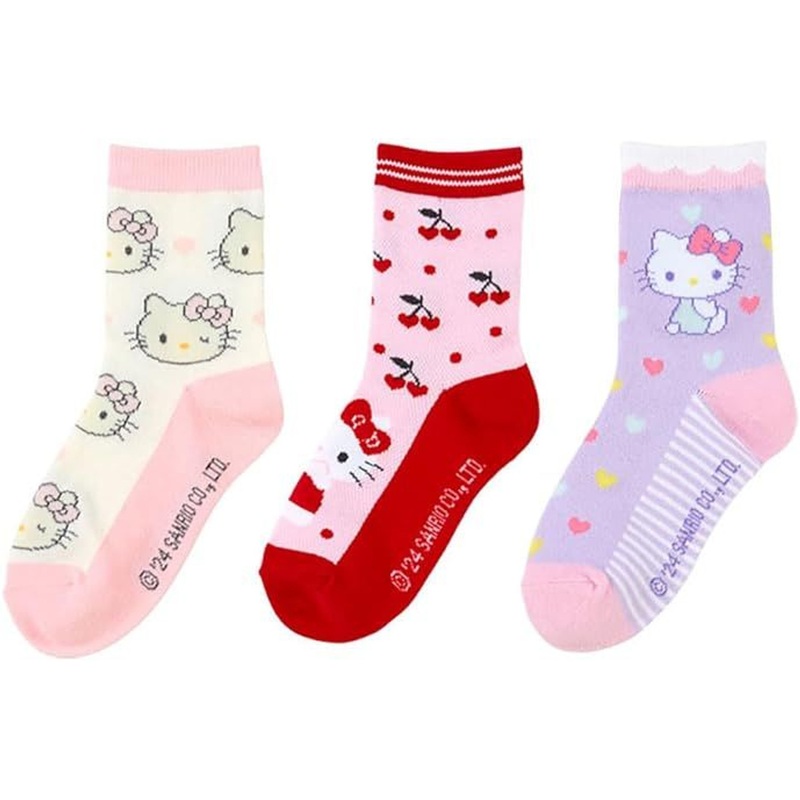 Sanrio Socks 3 Pairs Set (16-18cm)