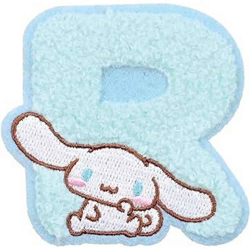 T’s Factory Sanrio Mokomoko Initial Embroidery Sticker Cinnamoroll – R