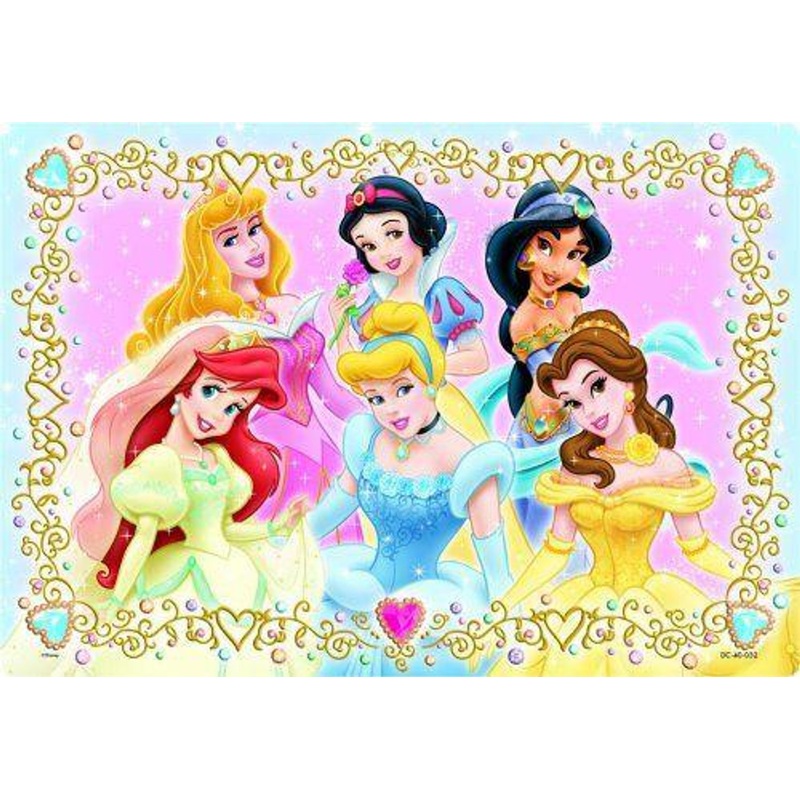 Tenyo DC40-032 Jigsaw Puzzle Disney Adoring Princesses (40 Pieces) Child Puzzle