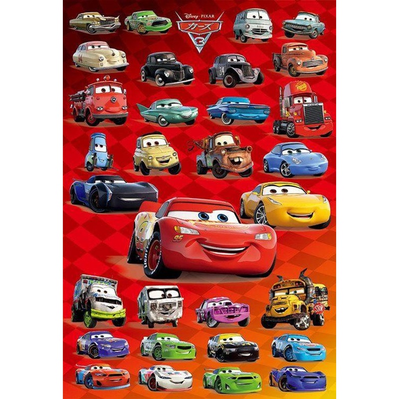 Tenyo DK96-034 Jigsaw Puzzle Pixar Cars 3 (96 Pieces)