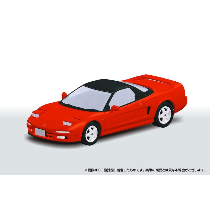 Aoshima RakuPla Snap Kit No.19-FR Honda NA1 NSX (Formula Red) Plastic Model