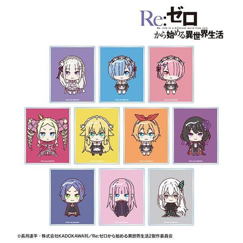 arma bianca Re:ZERO -Starting Life in Another World- Trading Chokonto! Acrylic Card 10pcs Complete Box
