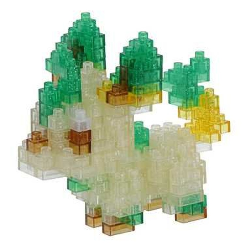 Kawada Nanoblock Pokemon Leafeon Brilliant Shining Ver.