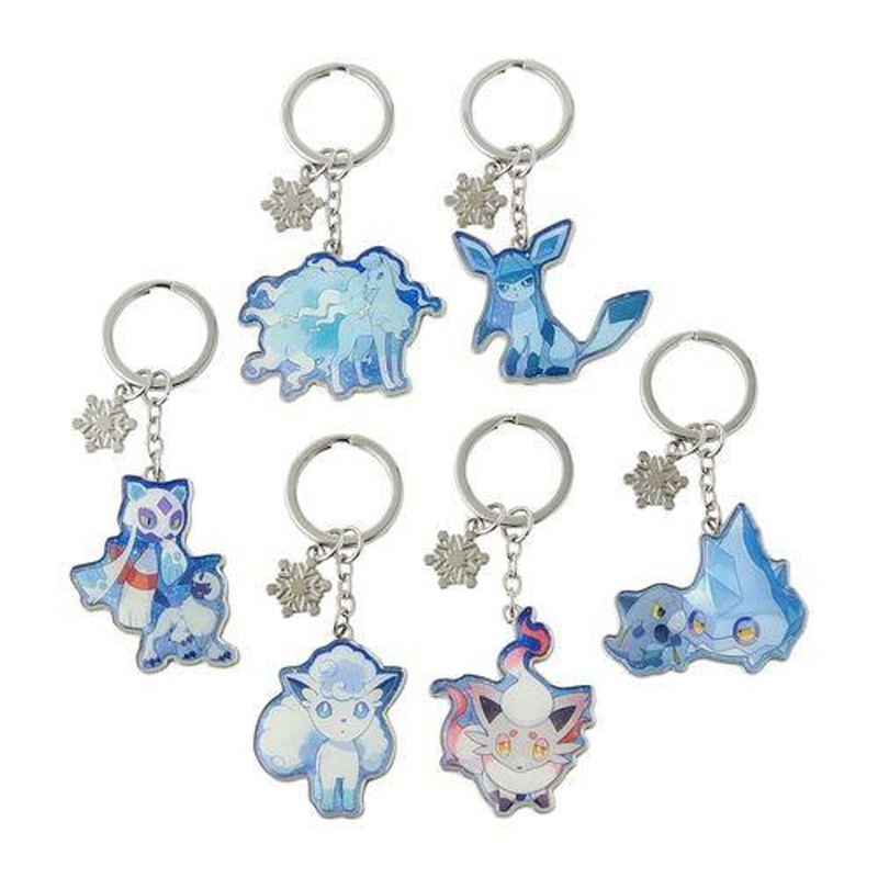 Pokemon Center Original Metal Keyring Collection Snowy Gathering [SINGLE RANDOM]