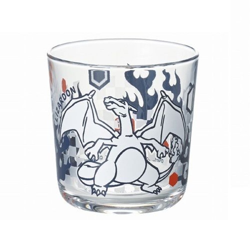 Pokemon Center Paper-Cutting Design Wide Tumbler Charizard