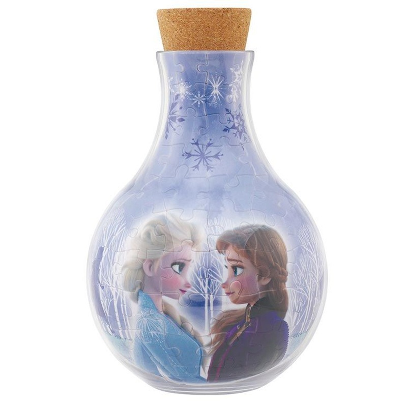 Yanoman 2402-03 Jigsaw Puzzle Puzrium Disney Frozen Snow Story (128 Plastic Pieces)