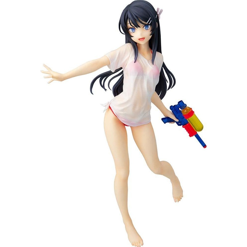 Chara-Ani Mai Sakurajima: Water Gun Date Ver. 1/7 Figure (Rascal Does Not Dream of Bunny Girl Senpai)