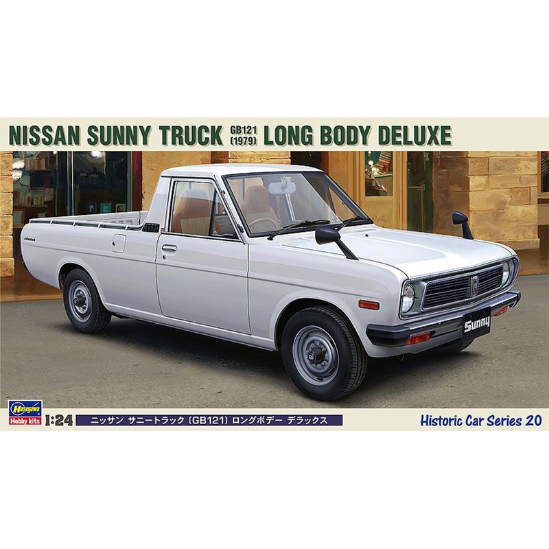 Hasegawa 1/24 Nissan Sunny Truck GB121 (1979) Long Body Deluxe Plastic Model