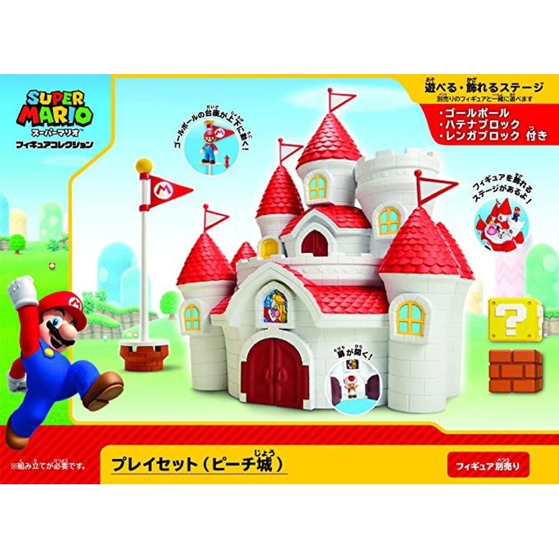Ishikawa Toy Super Mario Playset Peach Stage