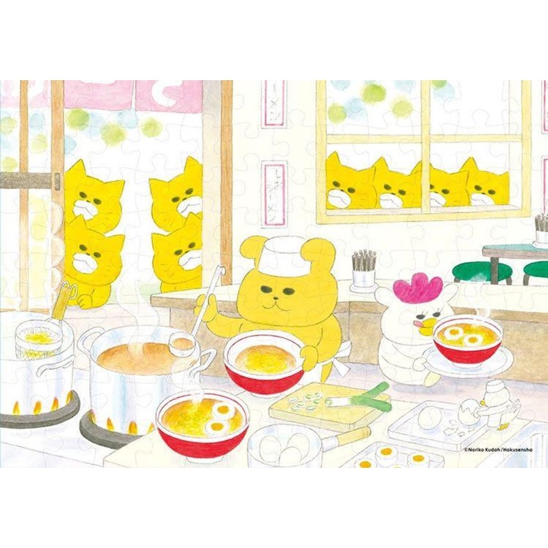 Jigsaw Puzzle Ramen Shop (Noraneko Gundan) (Noraneko Gundan) (108 Pieces)