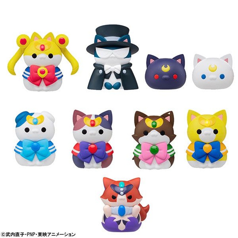 Megahouse Mega Cat Project Sailor Moon/Sailor Mewn ‘In the name of the moon I will punish mew!’ 8Pack Box