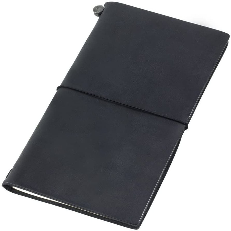 Midori Traveler Notebook Starter Kit Black – Regular Size –