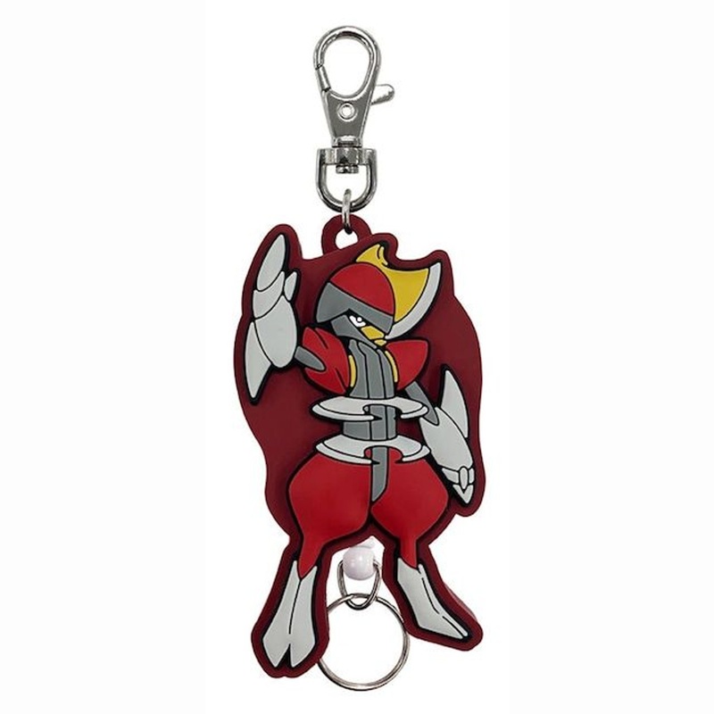 SK JAPAN Pokemon Center Rubber Reel Keychain Bisharp