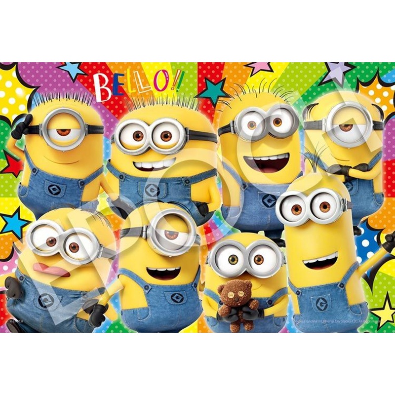 Epoch 26-904 Jigsaw Puzzle Minions Bello! (100 L-Pieces)