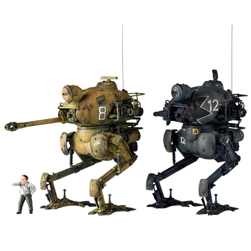 Kaiyodo ARTPLA Pak.Krote (Long Barrel/Short Barrel) & Victor 1/35 Plastic Model