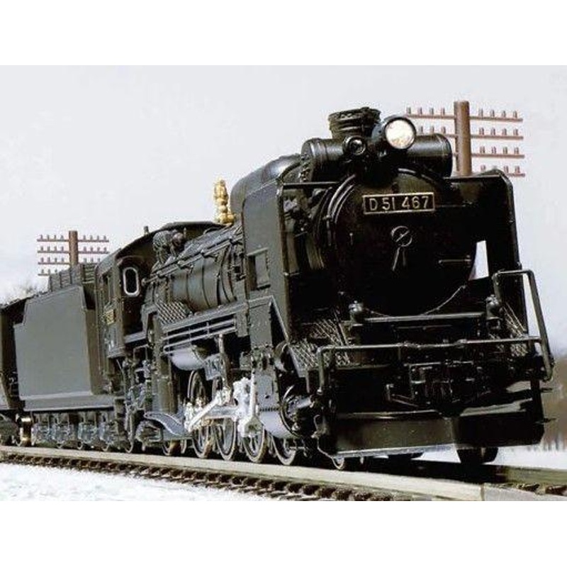 Kato 2016-B Steam Locomotive Type D51 Hokkaido Type (N scale)