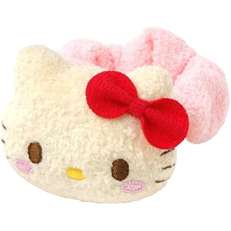 Kawada Sanrio Baby Fluffy Wrist Rattle Hello Kitty