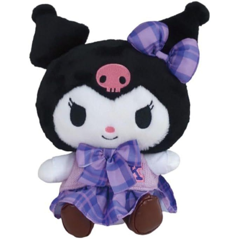 Nakajima Sanrio Plush Retro Uniform S Kuromi