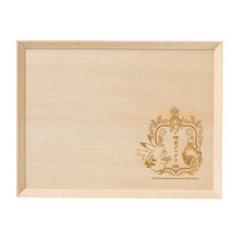 Pokemon Center Original Wooden Tray Cafe Scene (Chadesu!)