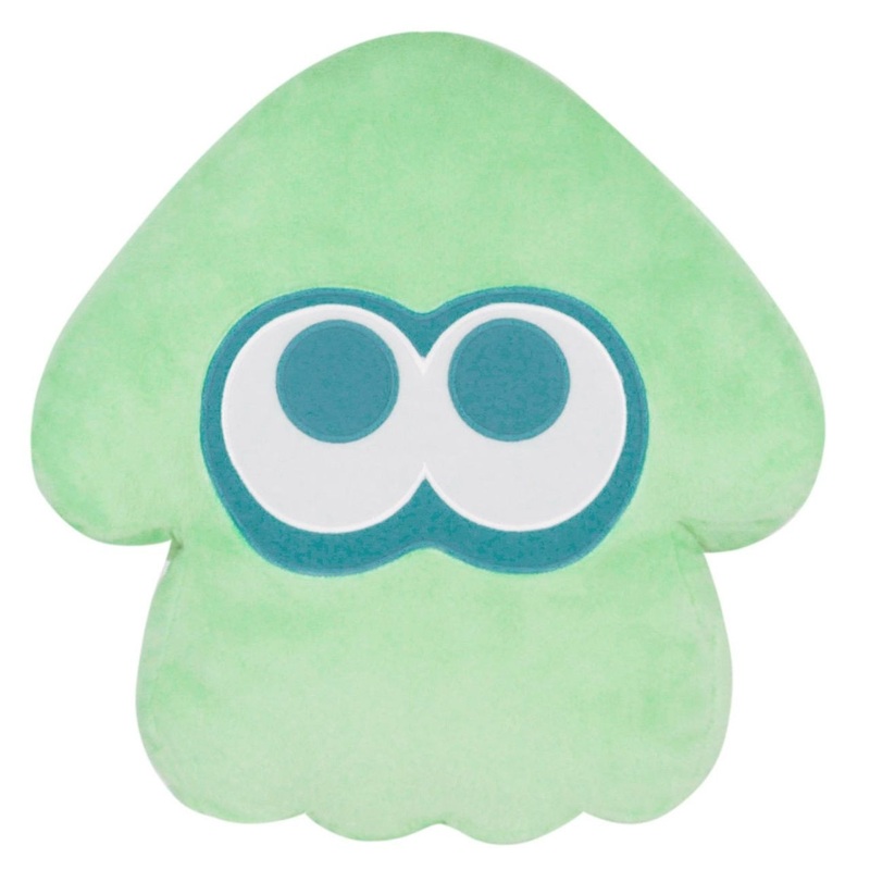 San-ei Plush Toy Splatoon 3 Cushion Squid Light Blue