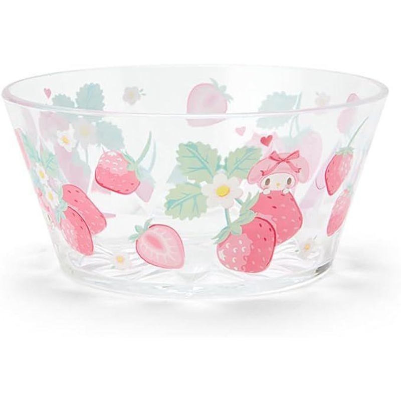 Sanrio Colorful Clear Bowl My Melody Colorful Fruit Design