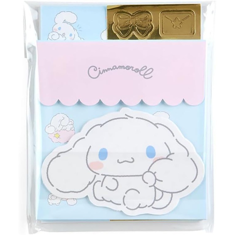 Sanrio Mini Letter Set Cinnamoroll (Plushie Design Stationery)