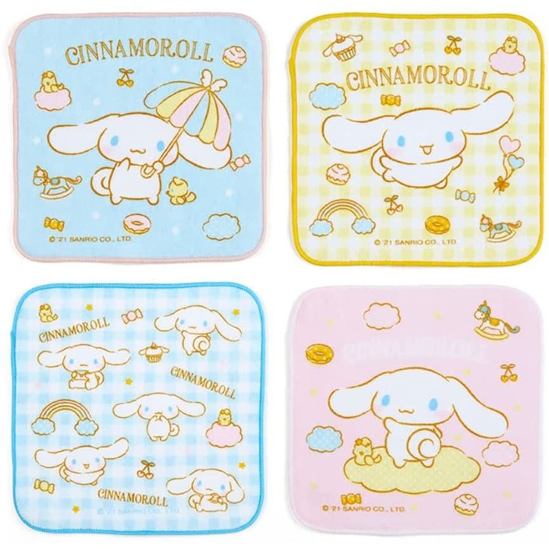 Sanrio Petit Towel Set (4 pcs) Cinnamoroll